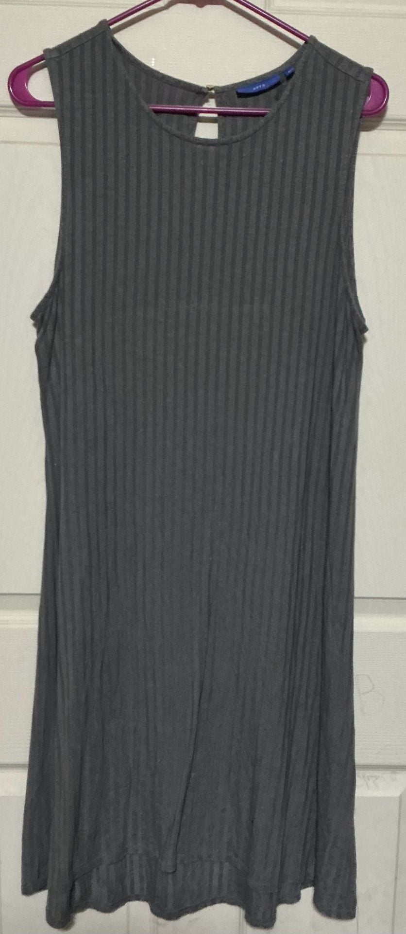 Apt. 9 Ribbed Tank Dress Gray 2