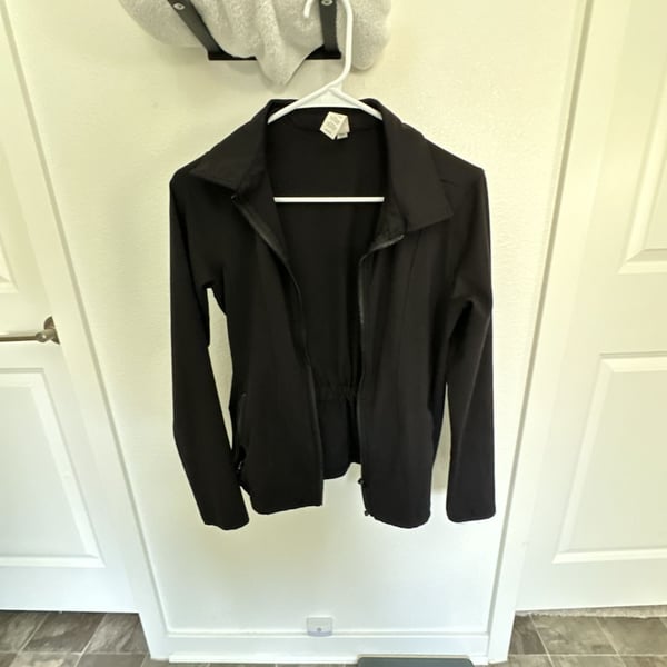 90 Degree By Reflex Amsterdam Jacket Size M Black Wonderlink Full-Zip