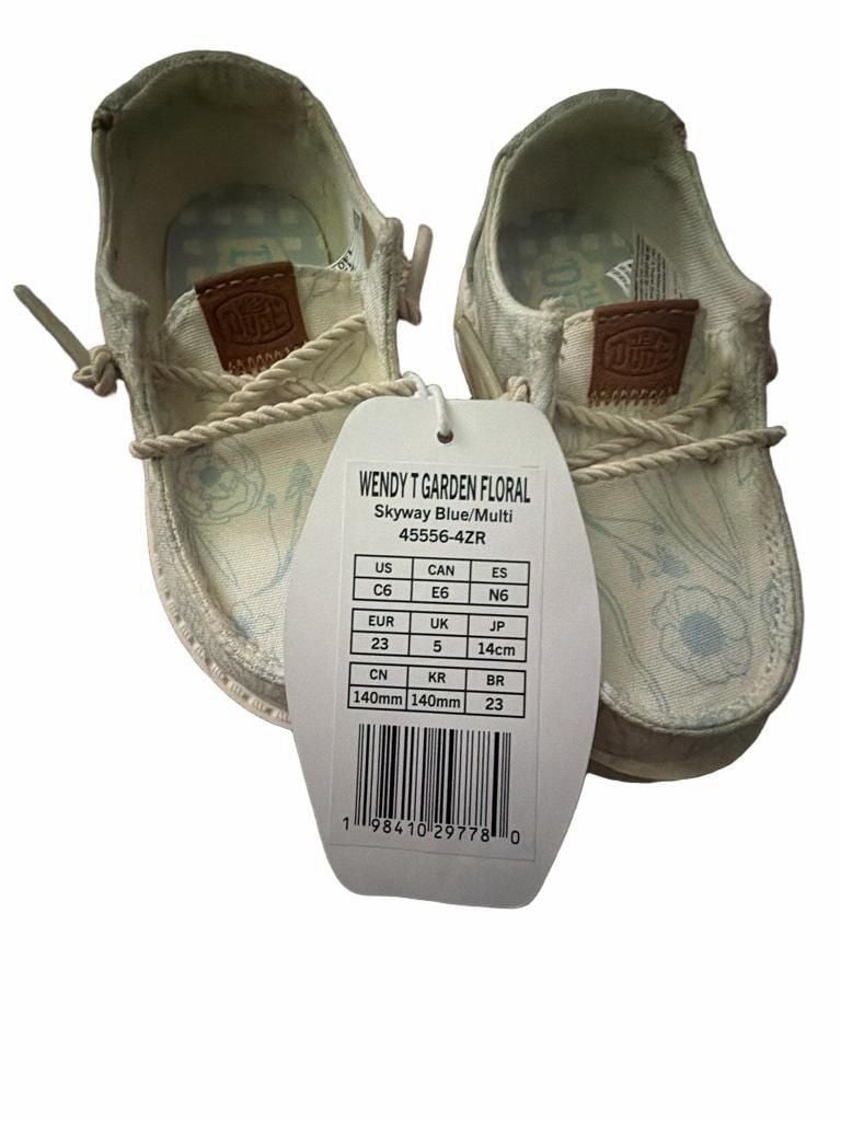 Hey Dude Wendy T Garden Floral Size C6 Skyway Blue Multi 2