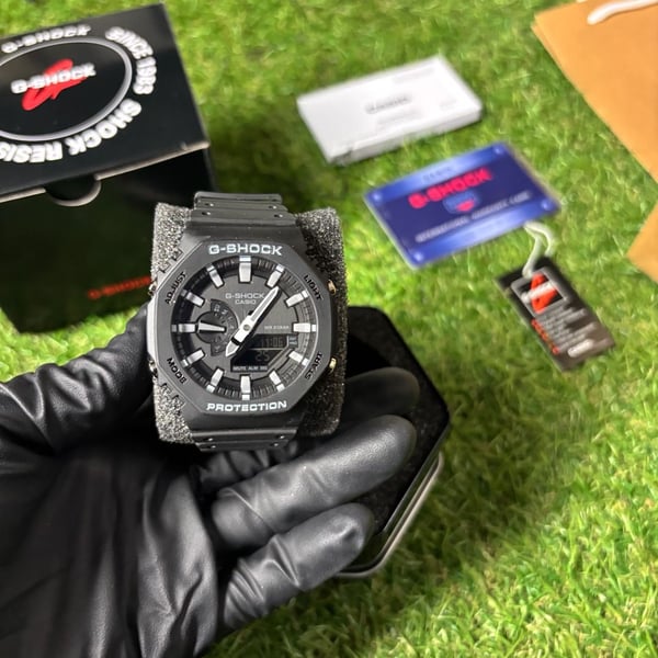 Casio G-Shock GA-2100 Black Resin Analog Digital Watch