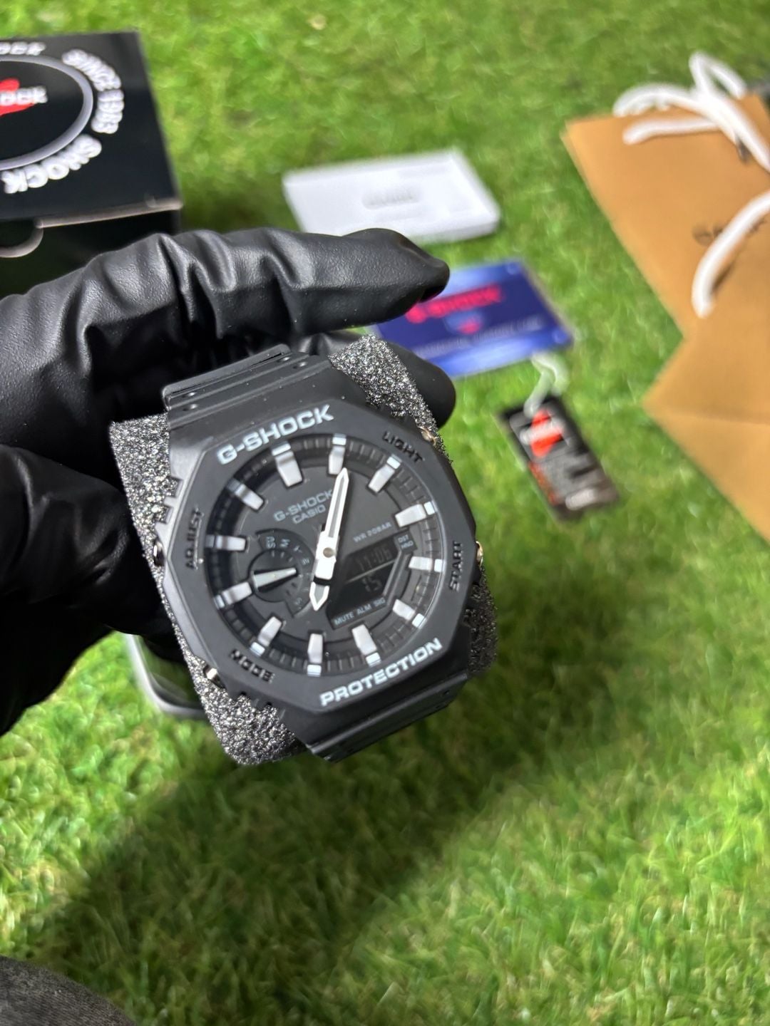 Casio G-Shock GA-2100 Black Resin Analog Digital Watch 4