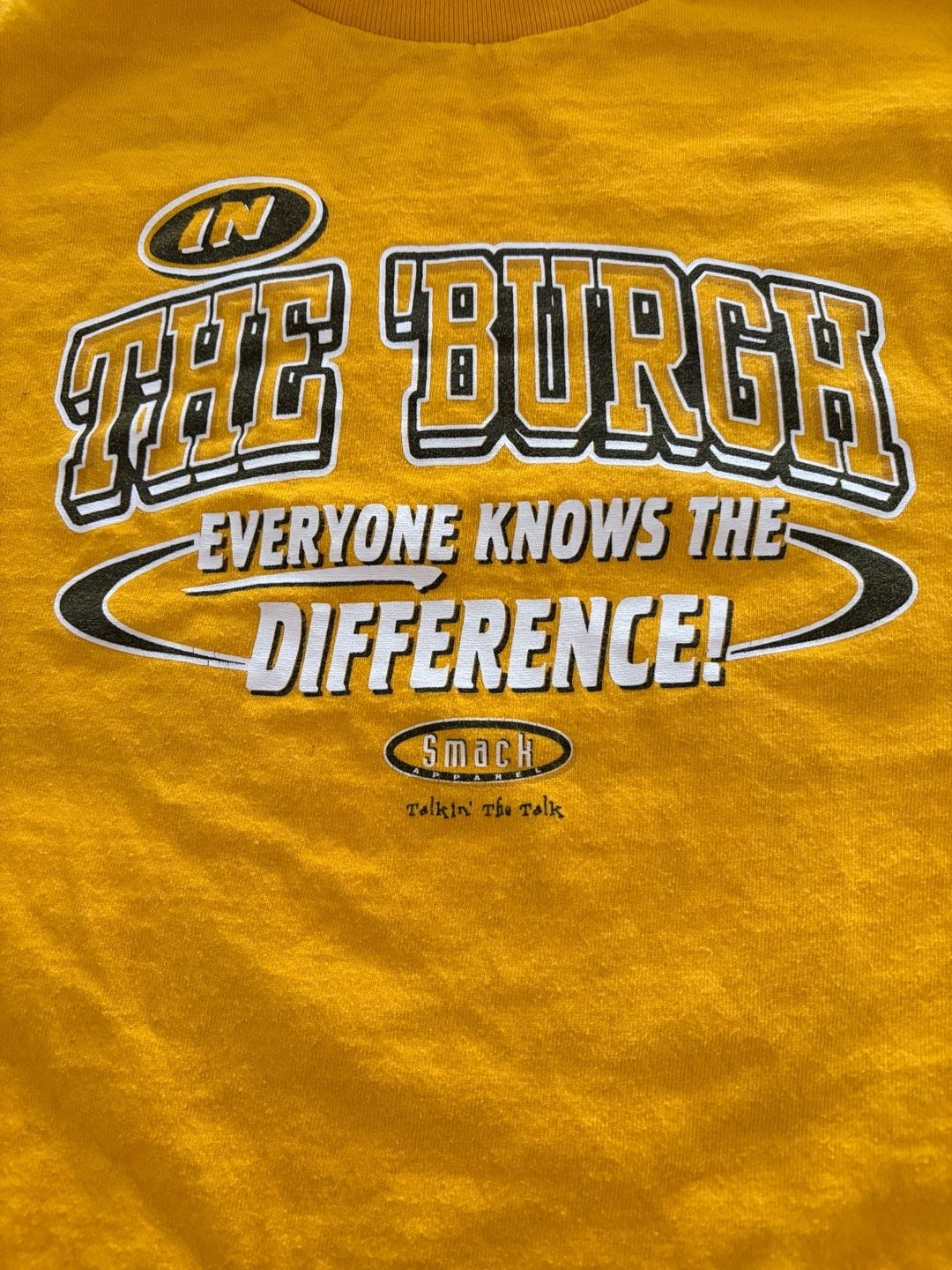 Fruit of the Loom In The Burgh T-Shirt Size S Yellow Pittsburgh Football 3