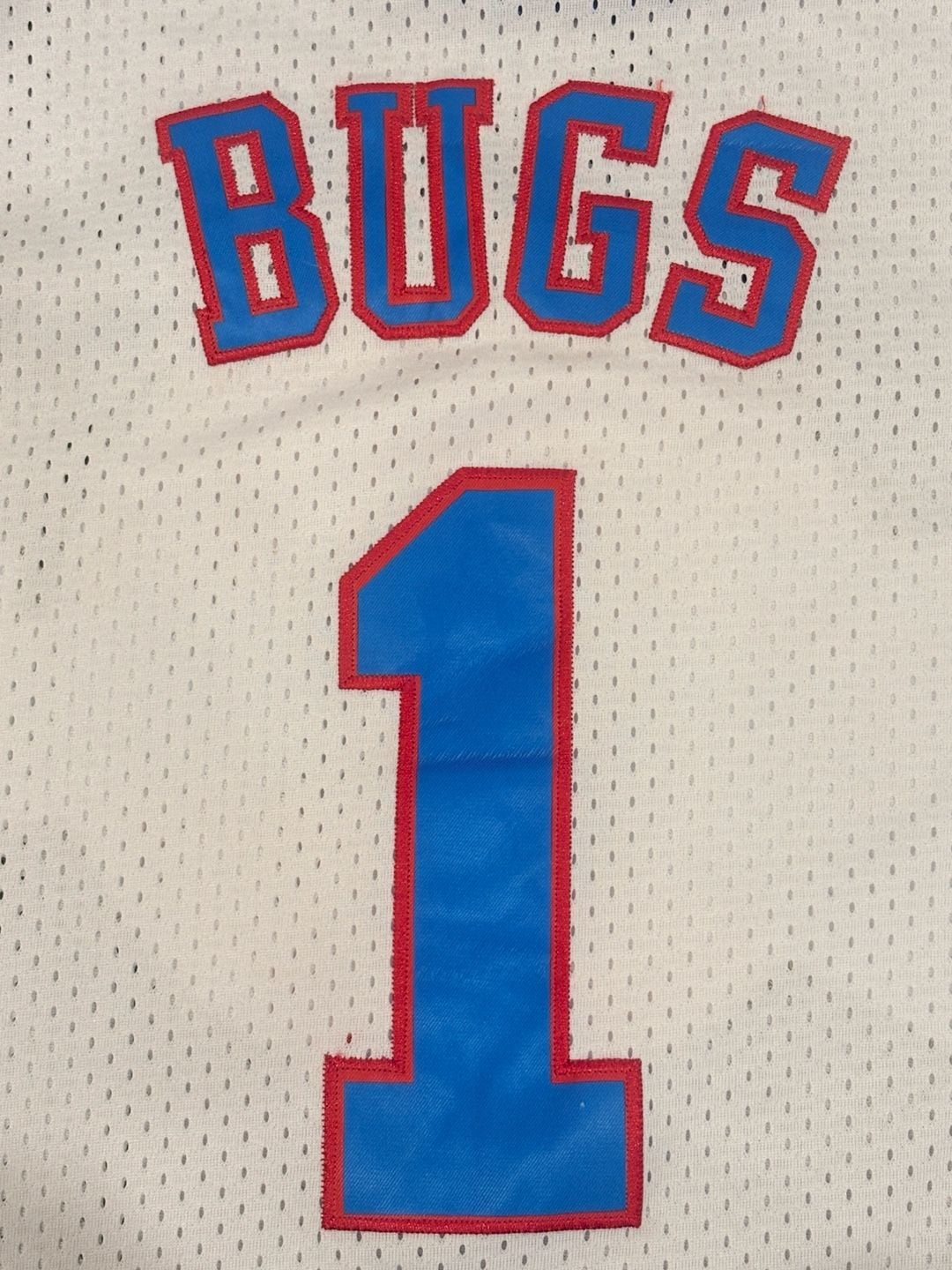 Bugs Space Jam Jersey - #1 Tune Squad - White by space jam Mens M 4