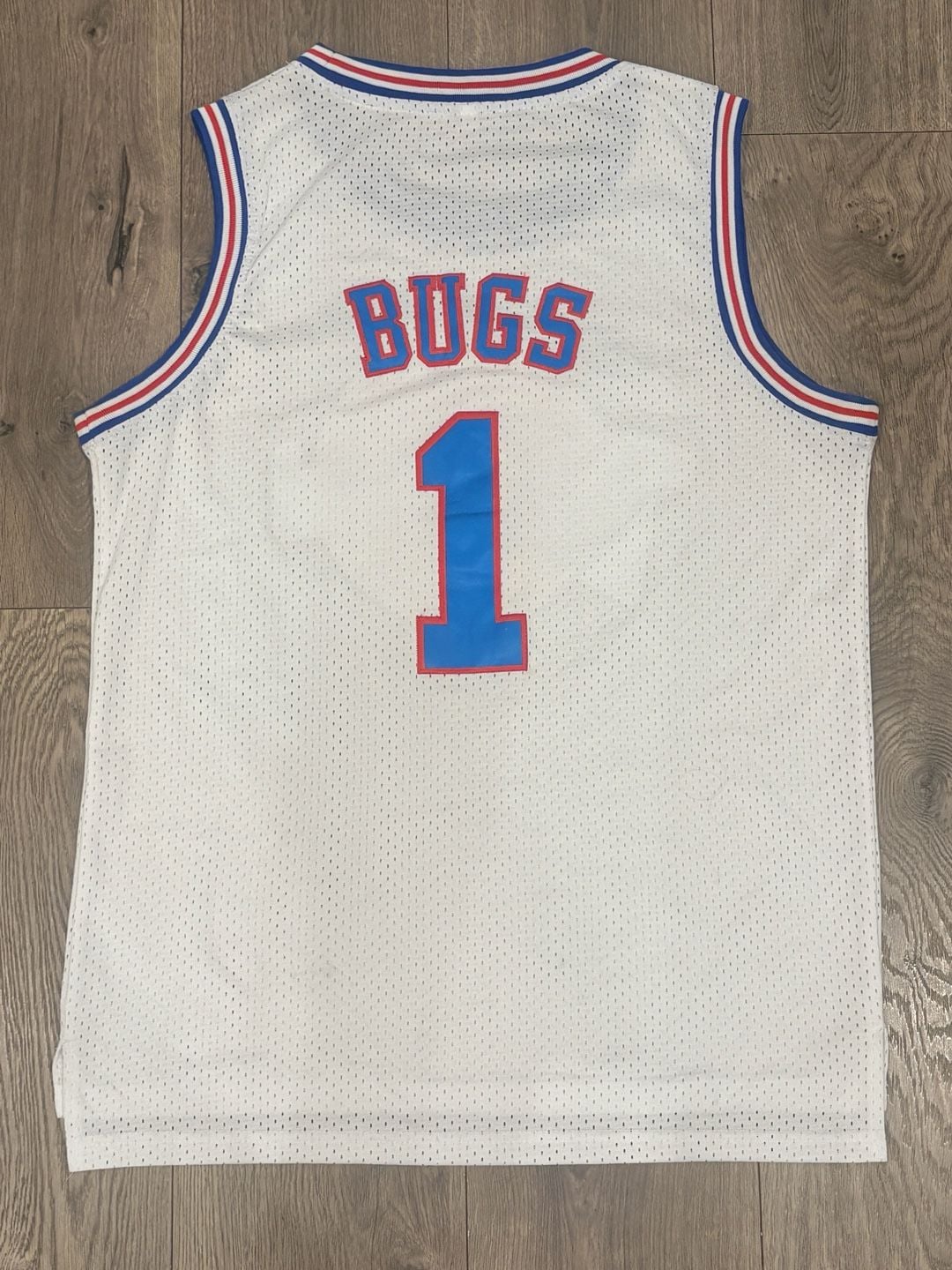 Bugs Space Jam Jersey - #1 Tune Squad - White by space jam Mens M 5