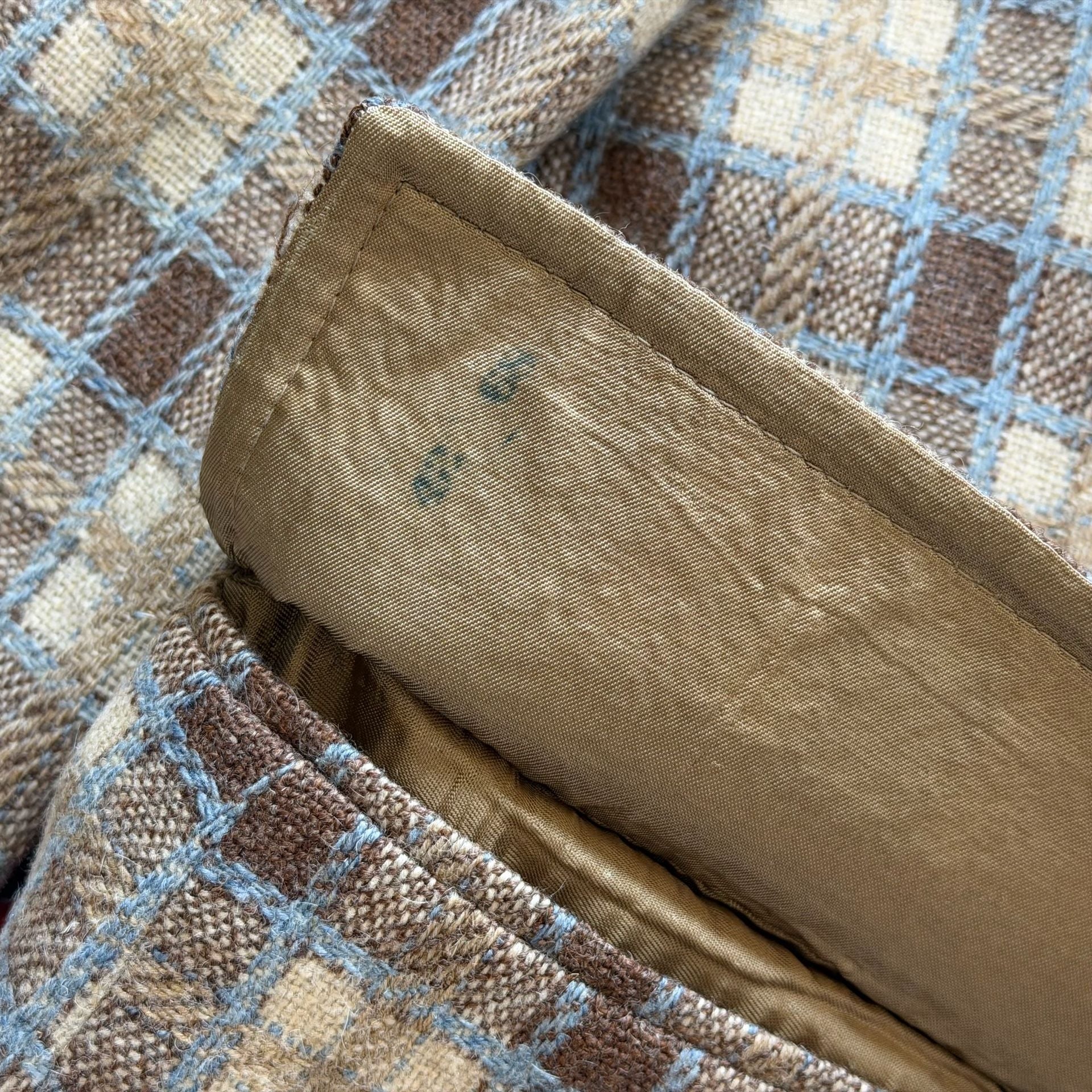 50s Tweed Plaid 2-Button Sport Coat - Sz 42R 11