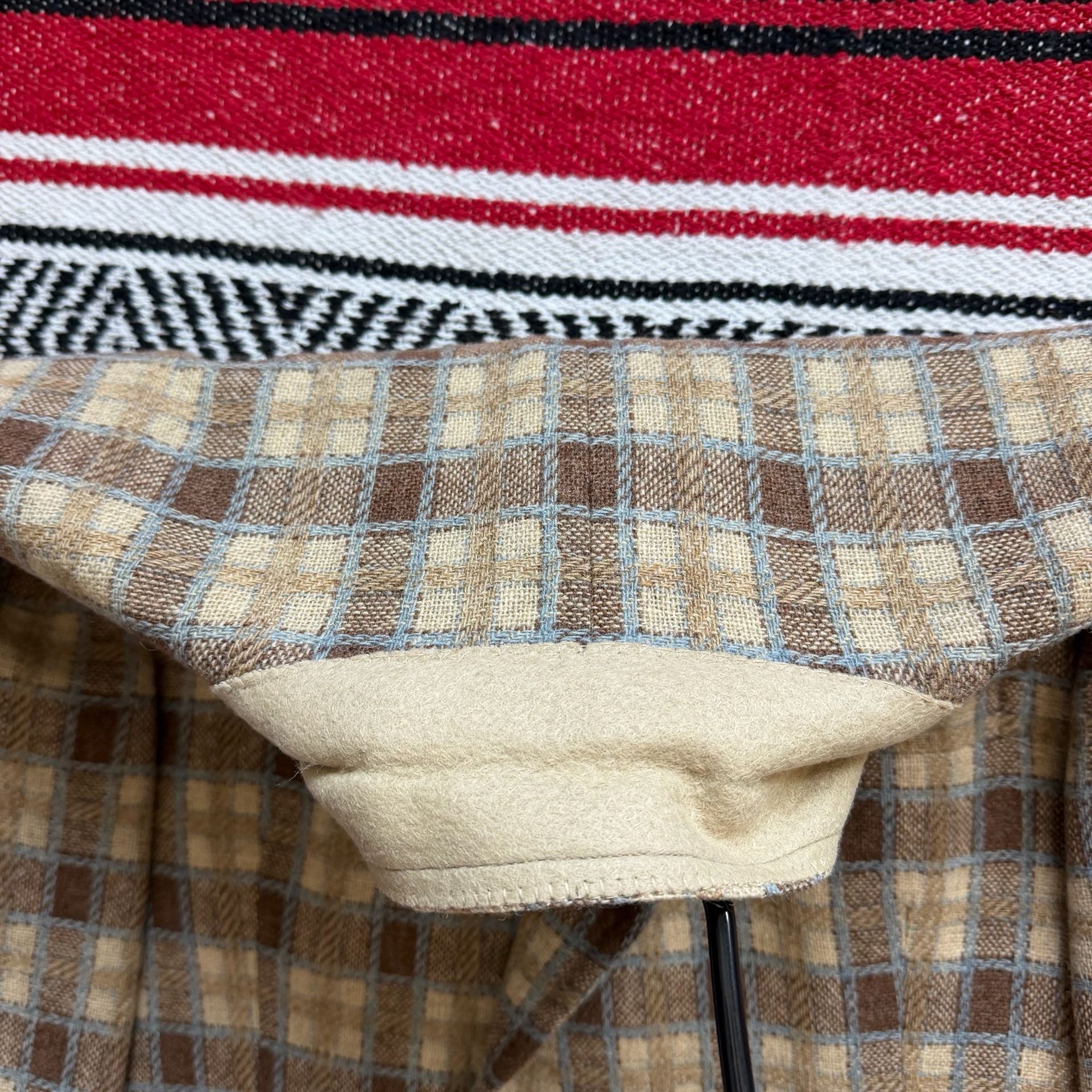 50s Tweed Plaid 2-Button Sport Coat - Sz 42R 15