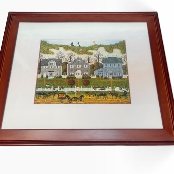 Charles Wysocki Nantucket Winds Framed Art Print
