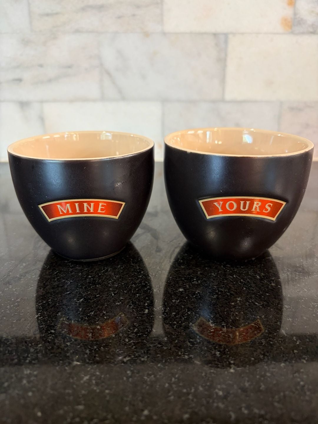 Baileys Irish Cream Mine And Yours Stoneware Mug Set of 2 1