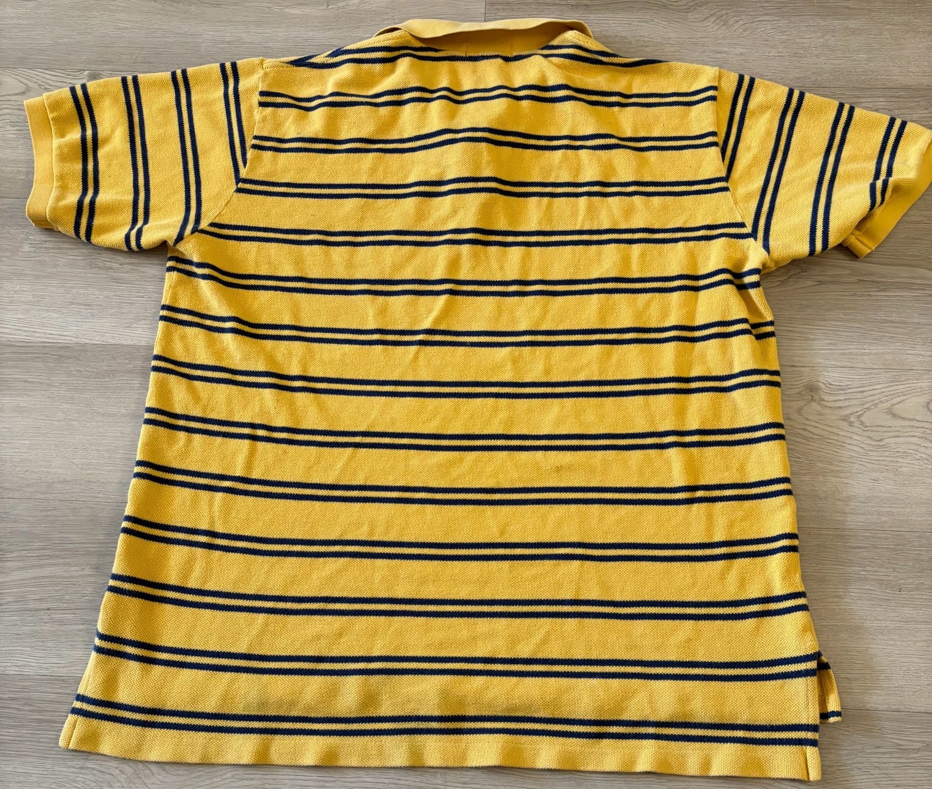 Polo Ralph Lauren Polo Shirt Size 3XLT Yellow Blue Striped 4