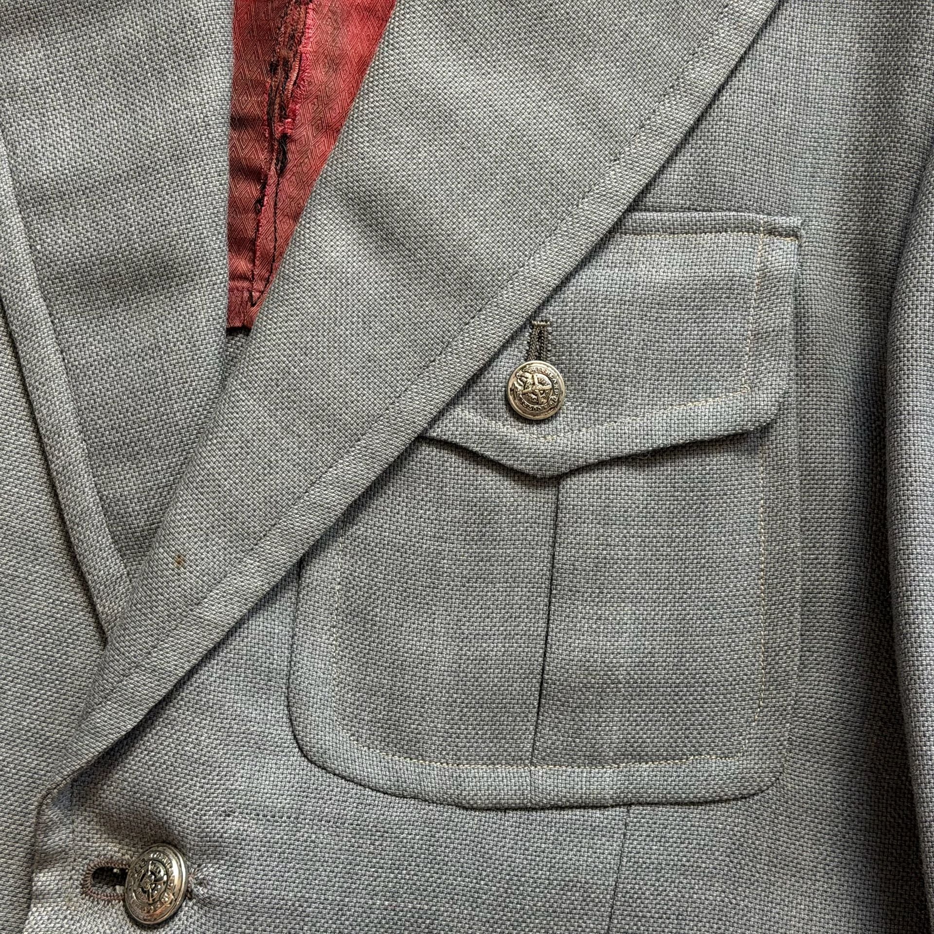50s/60s Foreman & Clark Military-Inspired Sport Coat 7