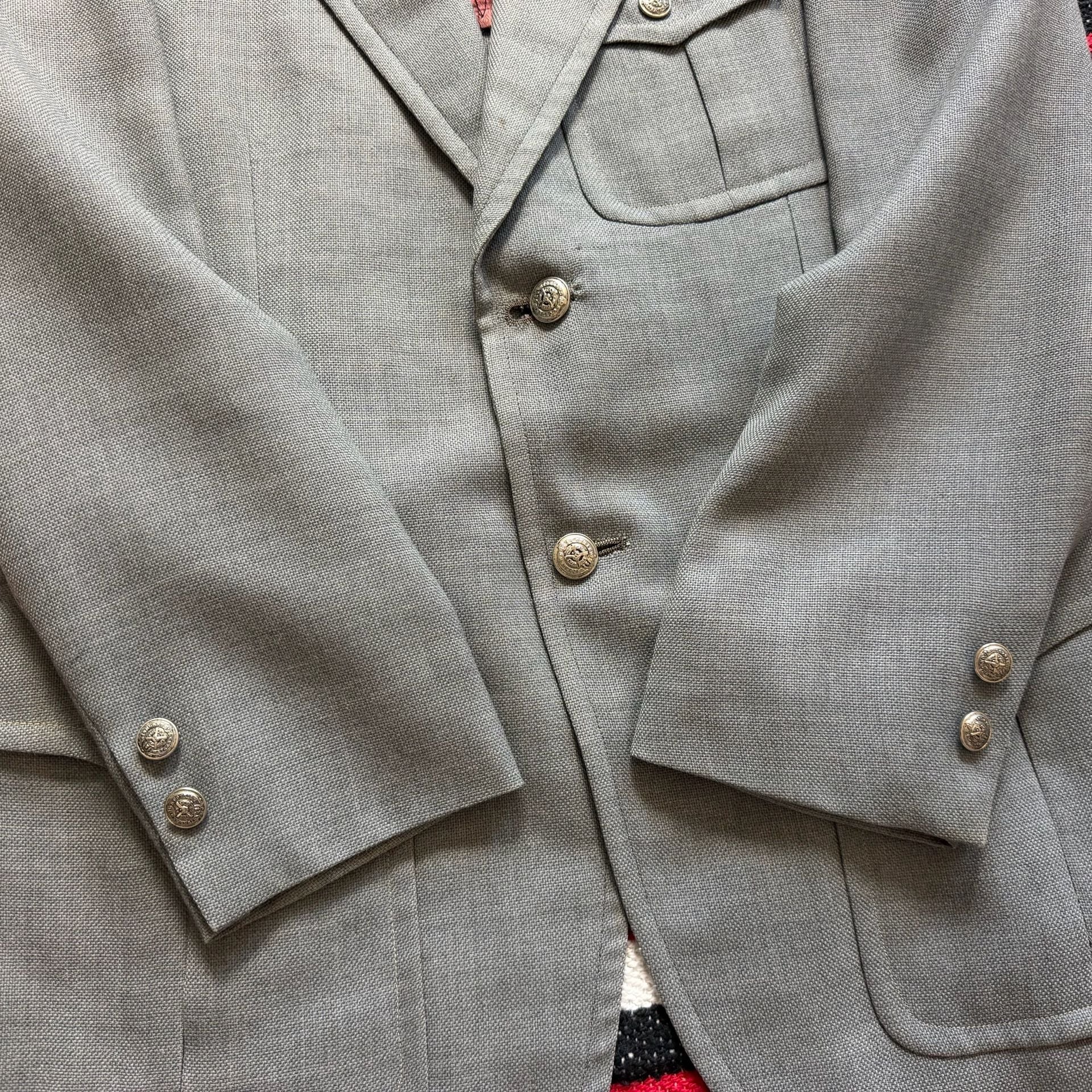 50s/60s Foreman & Clark Military-Inspired Sport Coat 8