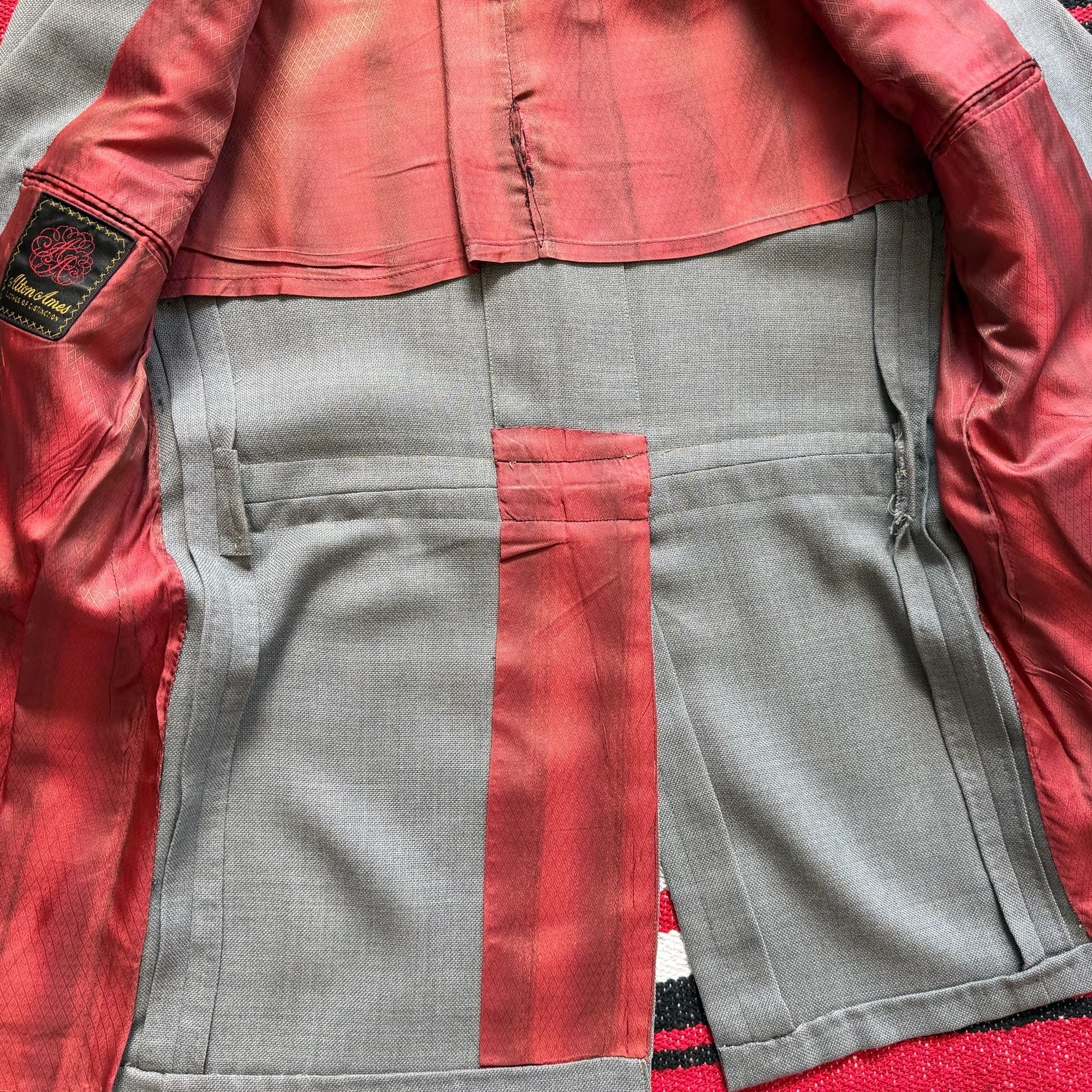 50s/60s Foreman & Clark Military-Inspired Sport Coat 10