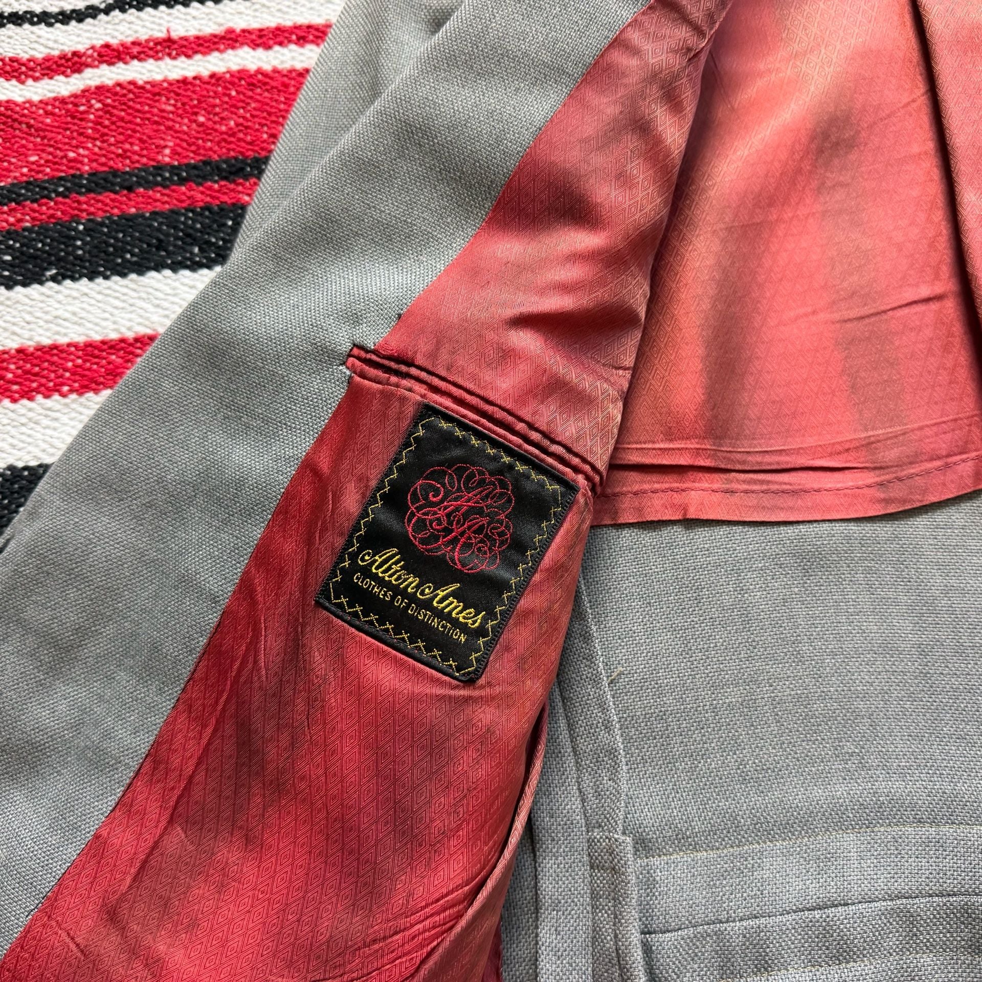 50s/60s Foreman & Clark Military-Inspired Sport Coat 12