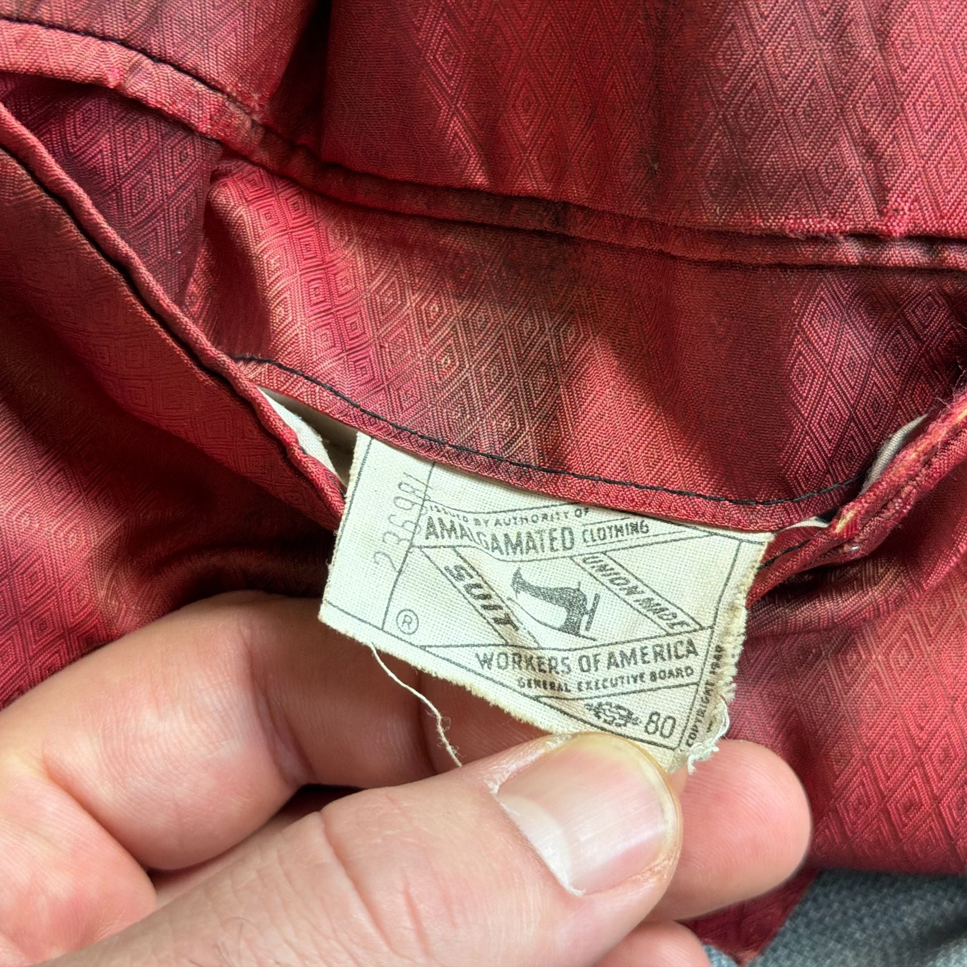 50s/60s Foreman & Clark Military-Inspired Sport Coat 13