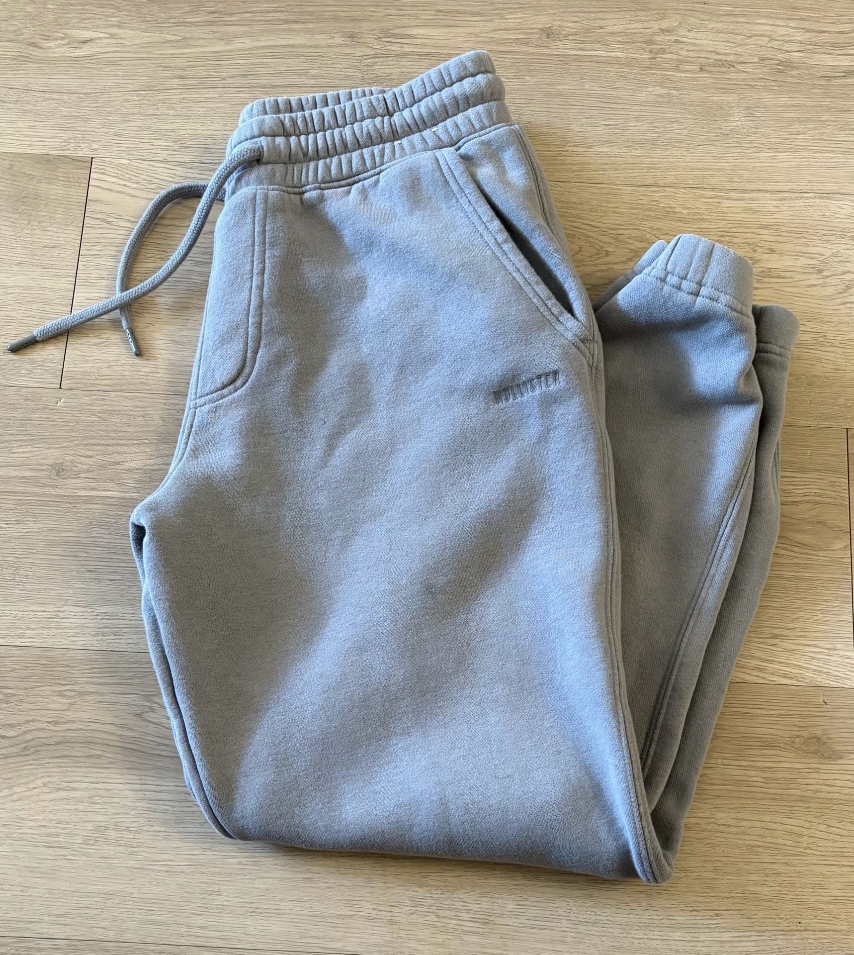 Hollister Relaxed Jogger Size M Grey Sweatpants 3