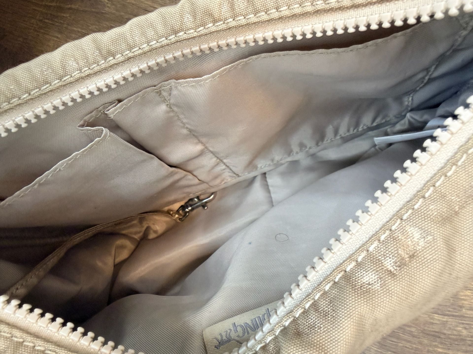 Kipling Metallic Gold Shoulder Crossbody Bag 6