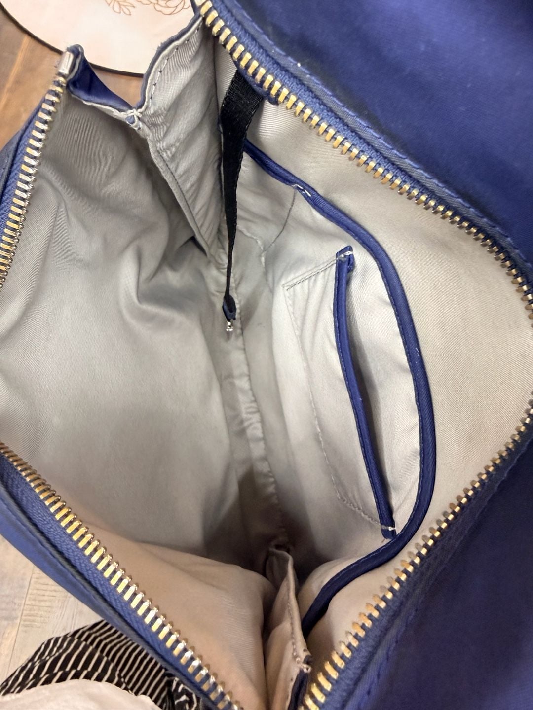 TUMI Voyageur Canton Crossbody Bag Blue Nylon 6