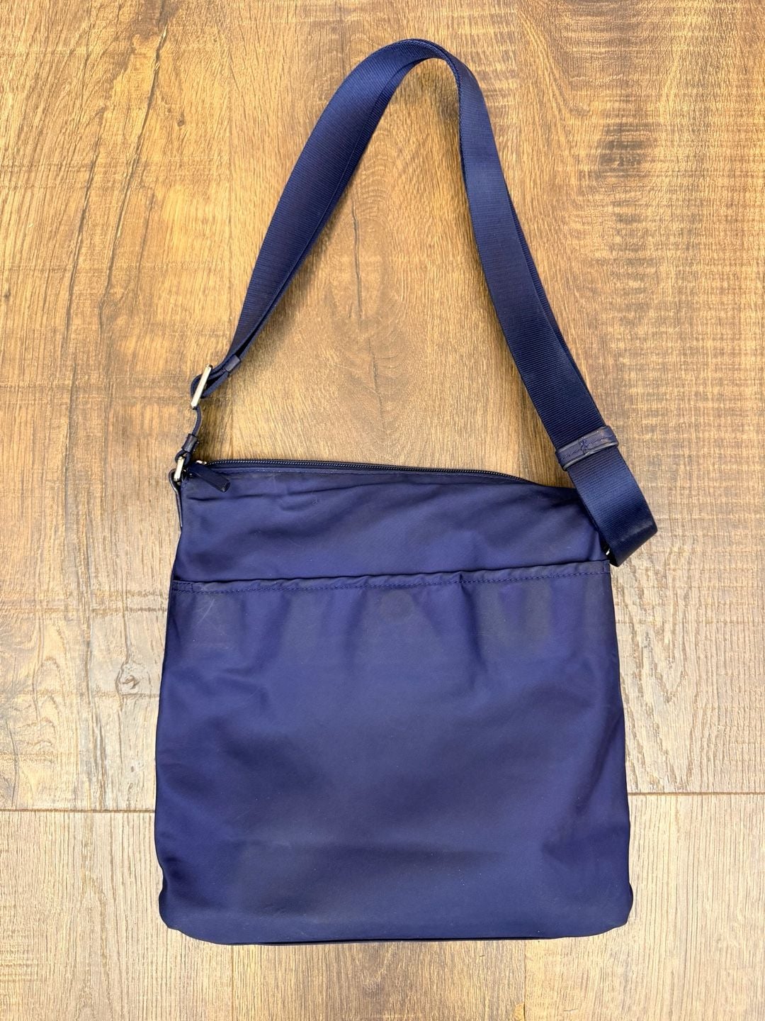 TUMI Voyageur Canton Crossbody Bag Blue Nylon 9