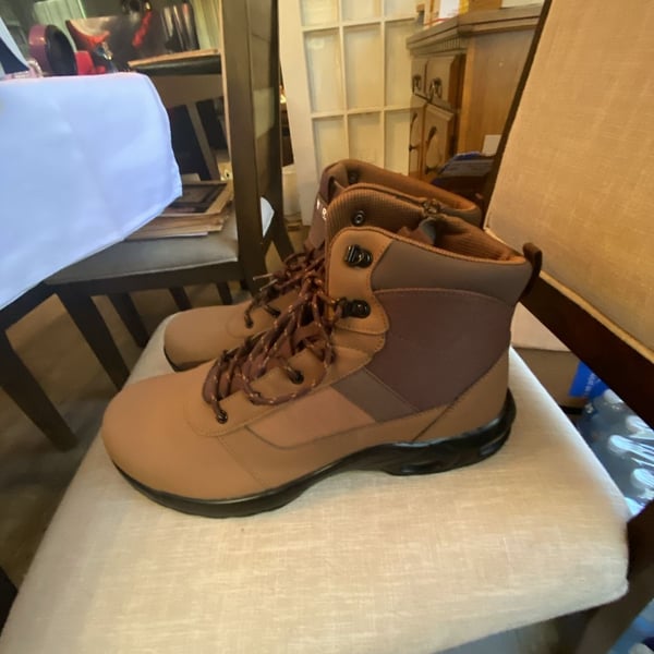 Larnmern Work Boots Size 14 Brown Safety Toe Industrial boots (brand new)