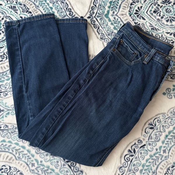 Levi's 541 Jeans Size W30 L32 Dark Blue Denim Straight Leg