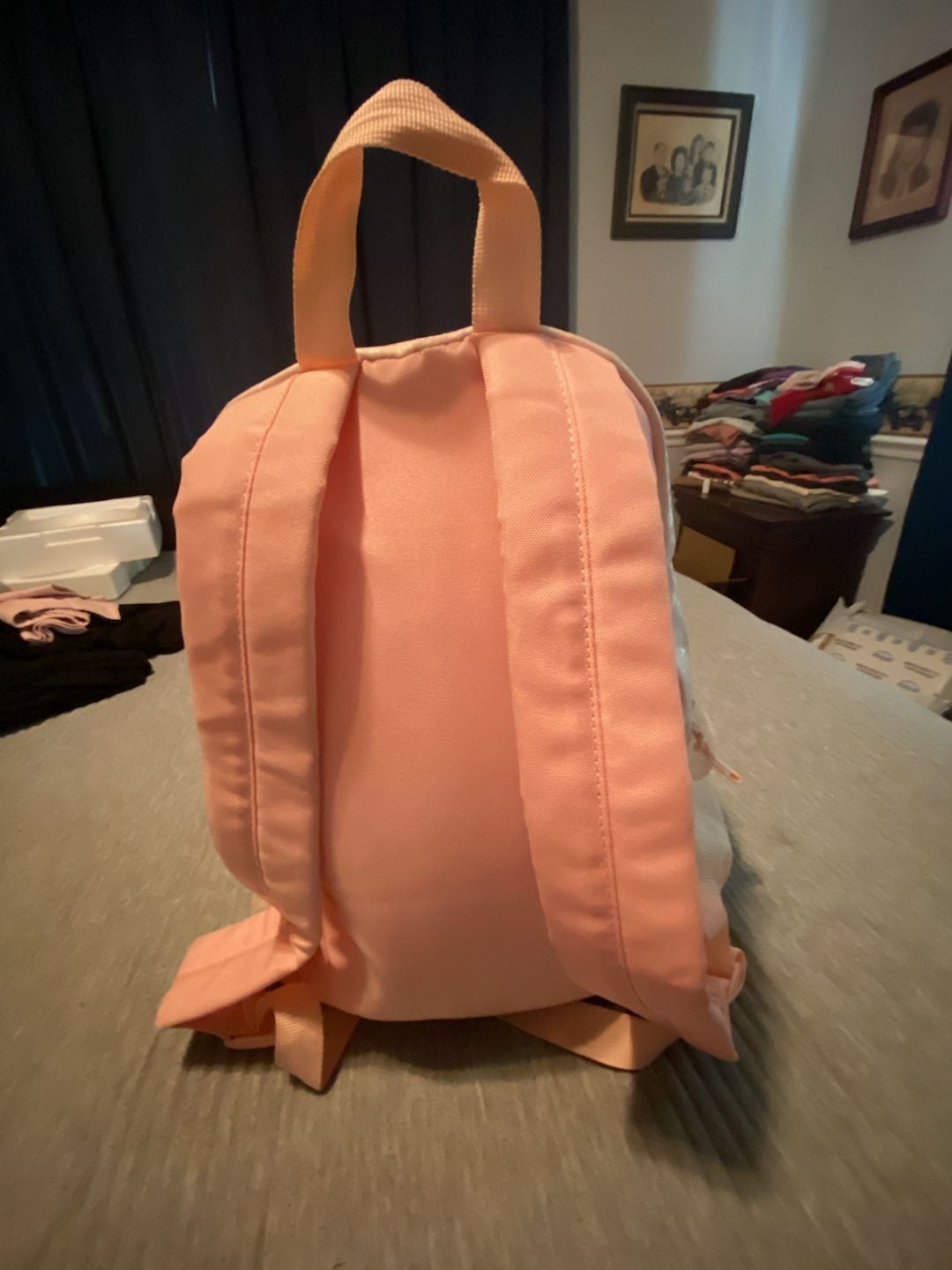 Pink Glitter Leopard School Backpack Bag 5