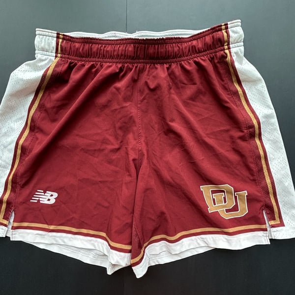 New Balance Denver Pioneers Shorts Size Medium Maroon