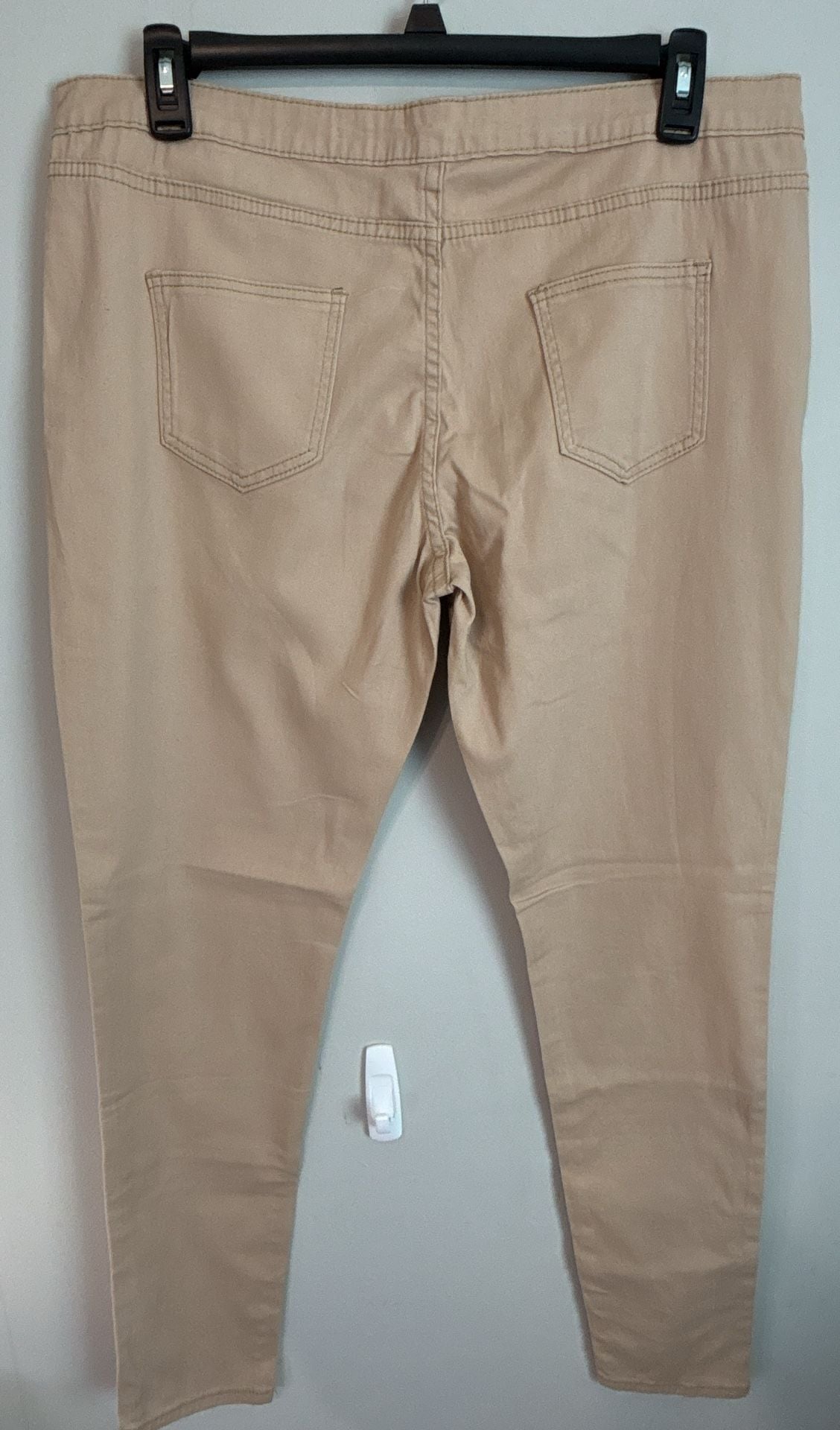 Slim Ankle Pants Beige Size XXL 3