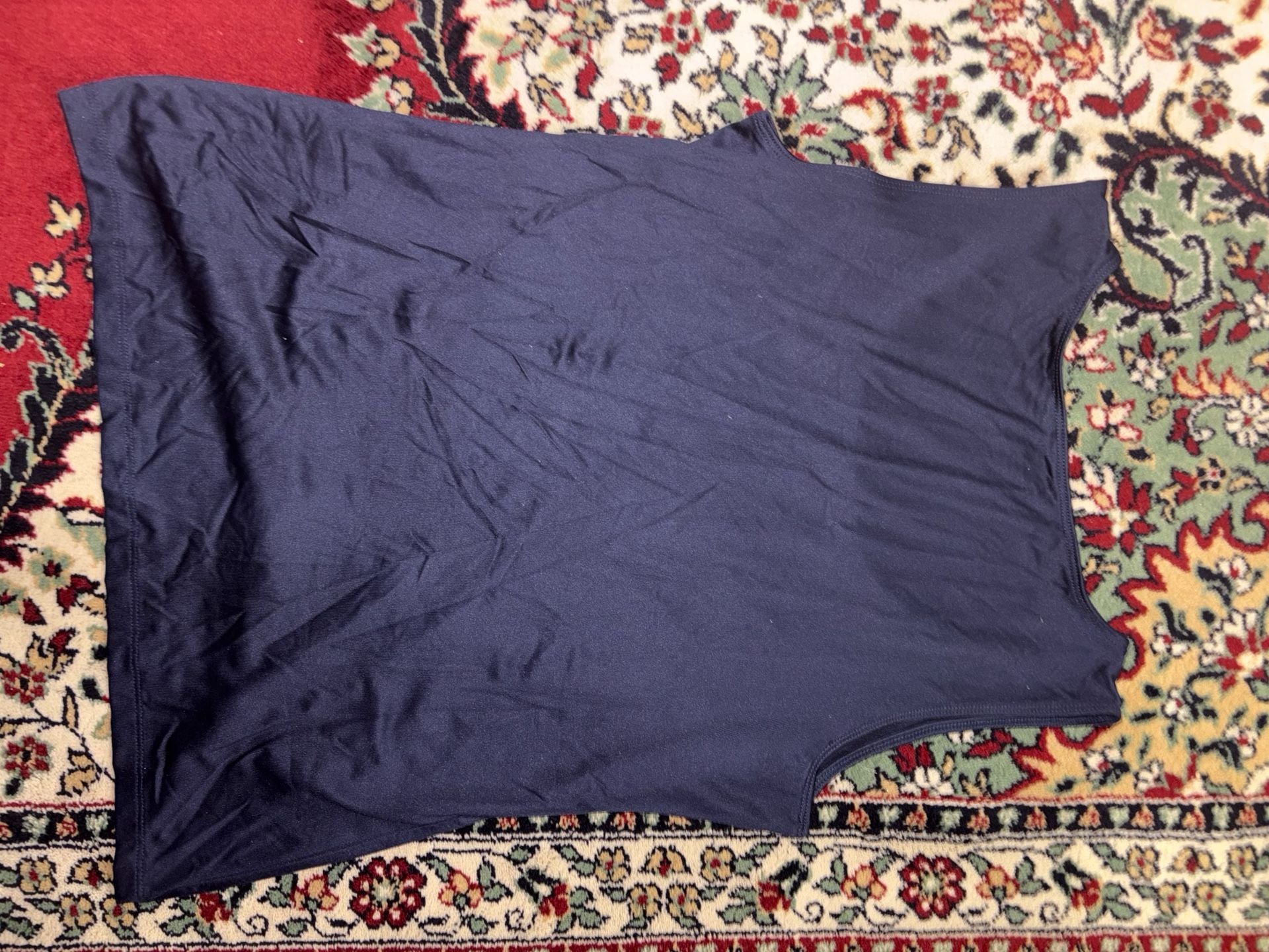 Charter Club Petite Tank Top Size PM Blue Sleeveless Scoop Neck 4