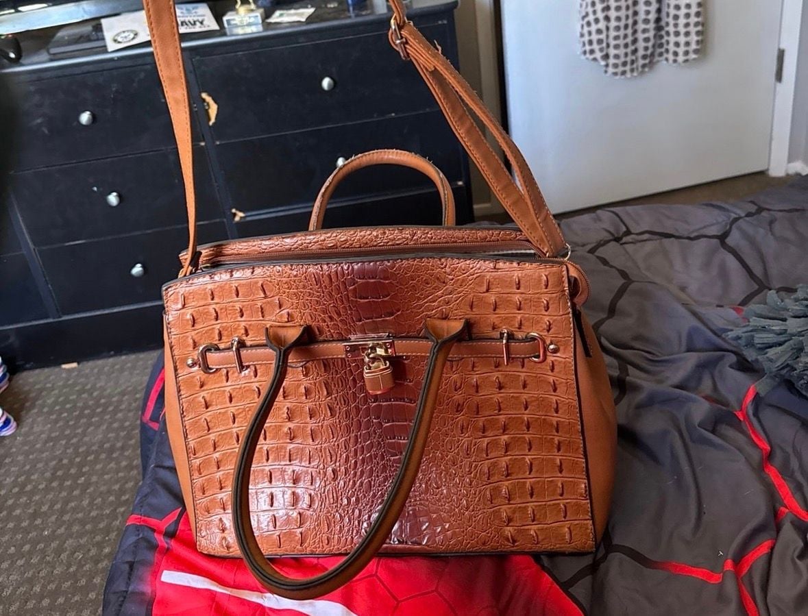 Wholesale Women Vintage Crocodile Print Large Capacity Handbags, 6