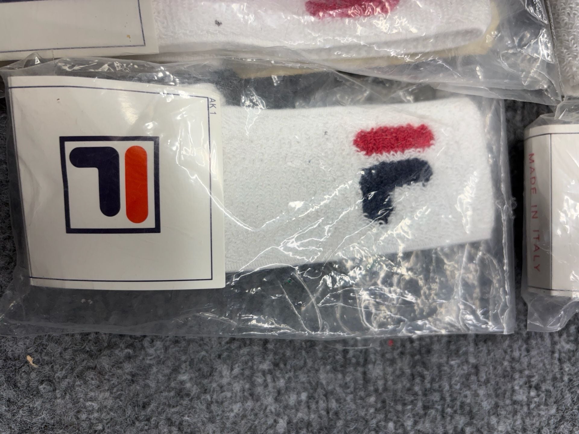 Fila Vintage Logo Tennis Headband Lot Of 6 from Bjorn Borg Era. 2