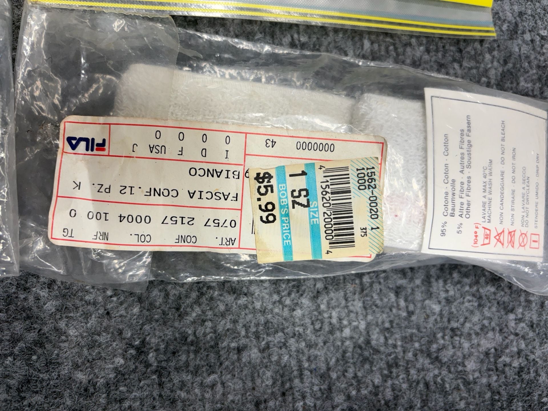 Fila Vintage Logo Tennis Headband Lot Of 6 from Bjorn Borg Era. 7