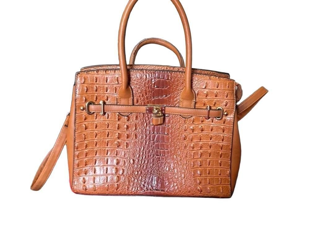 Wholesale Women Vintage Crocodile Print Large Capacity Handbags, 2
