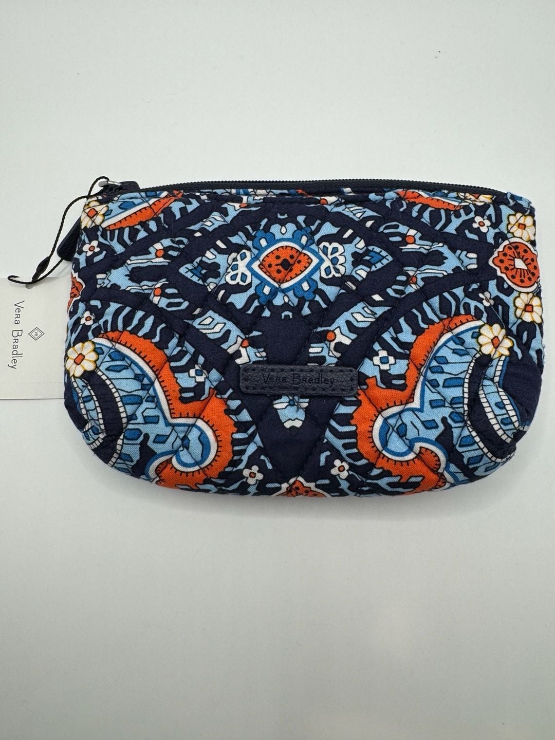 New Vera Bradley Cosmetic Bag Marrakesh Quilted Zip Pouch 2