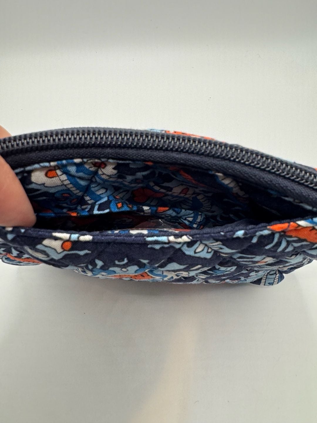 New Vera Bradley Cosmetic Bag Marrakesh Quilted Zip Pouch 7