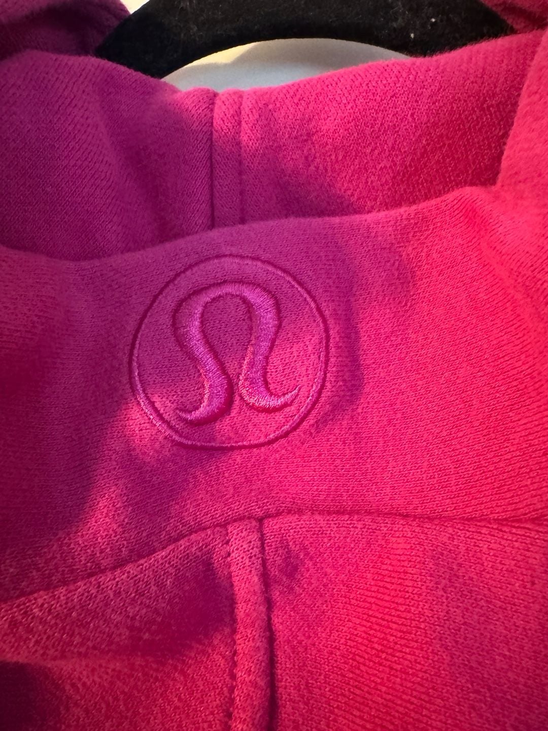 EUC Lululemon Scuba Oversized Funnel Neck Hoodie M/L Pink with Gold 6
