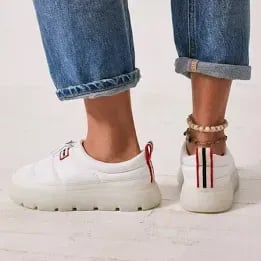 Hunter Madi Insulated Water Resistant Slip-on Mules White 2