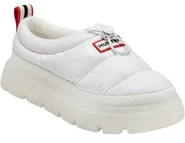 Hunter Madi Insulated Water Resistant Slip-on Mules White 3