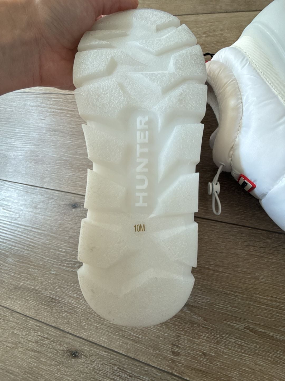 Hunter Madi Insulated Water Resistant Slip-on Mules White 8