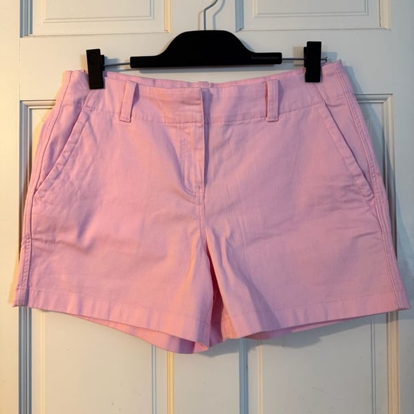 NWOT Vineyard Vines Chino Shorts Size 8 Pink Herringbone Twill