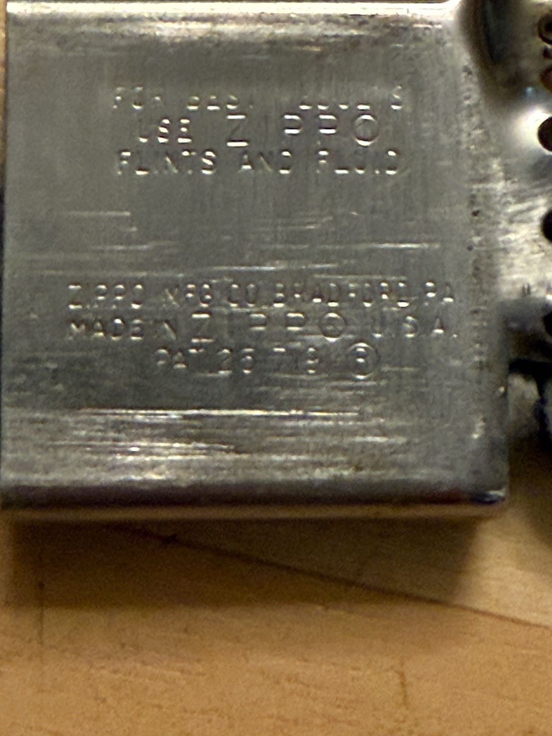 Vintage Prince Rocky Engraved Foliate Lighter Silver with Bradford zippo inside 7