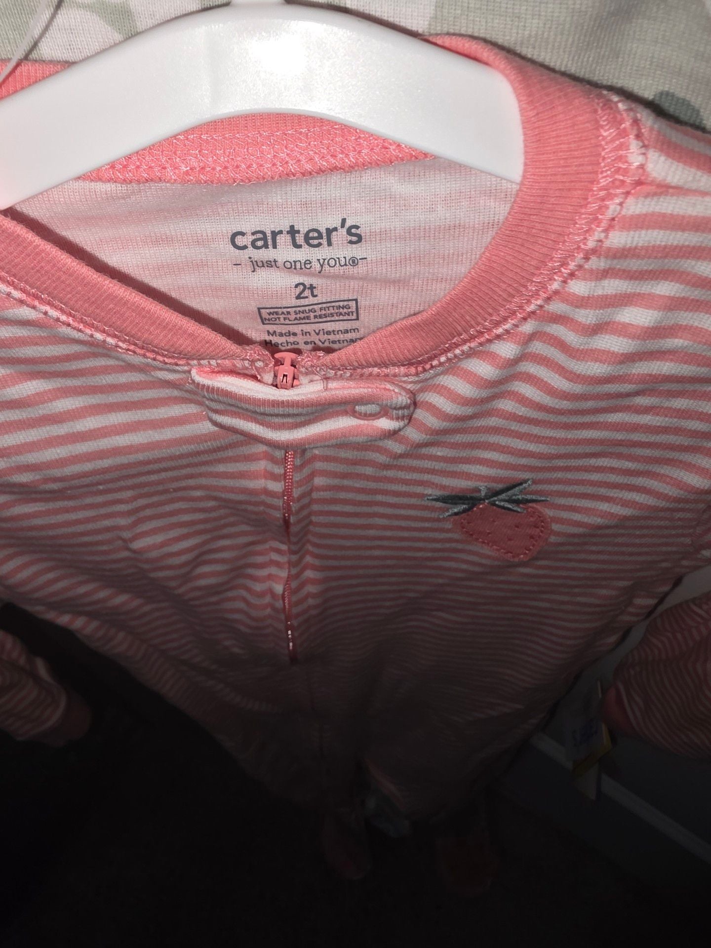 Carter's Footed Pajamas 2-Pack Floral Stripe 2T 6