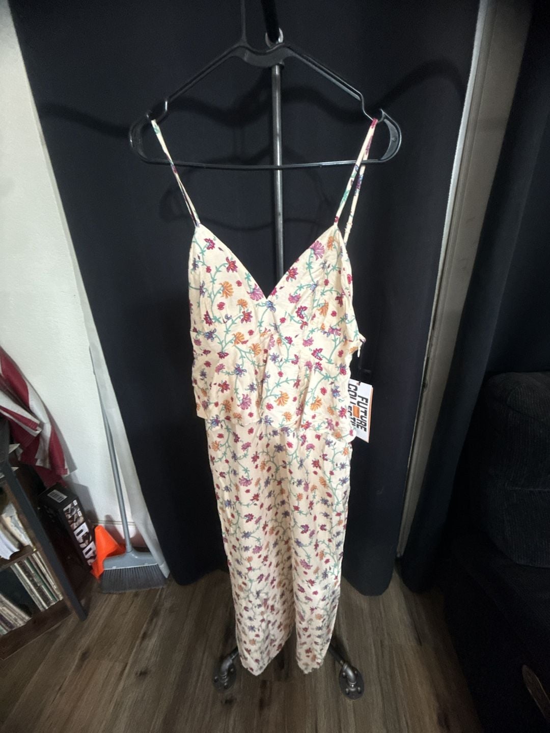 Future Collective by Jenny K. Lopez Floral Midi Dress Size 10 2