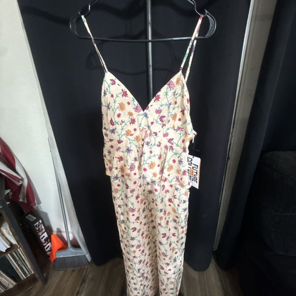 Future Collective by Jenny K. Lopez Floral Midi Dress Size 10