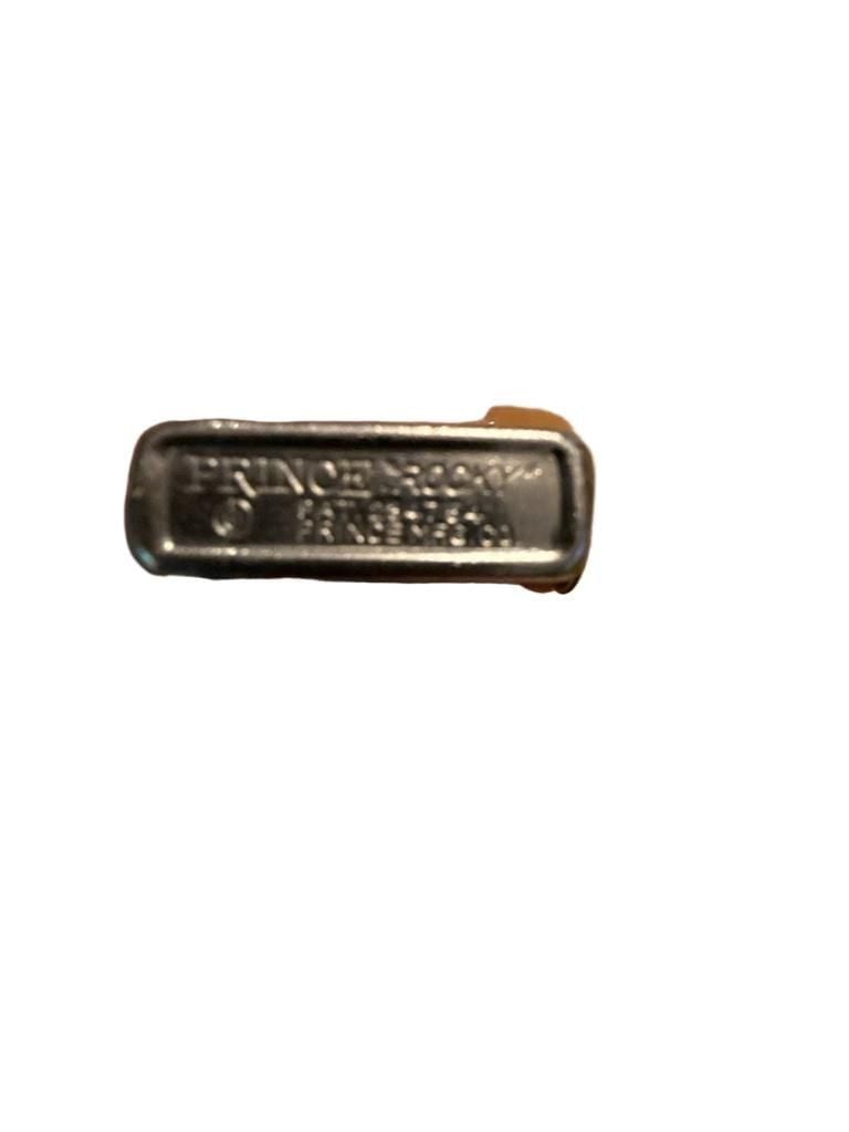 Vintage Prince Rocky Engraved Foliate Lighter Silver with Bradford zippo inside 4