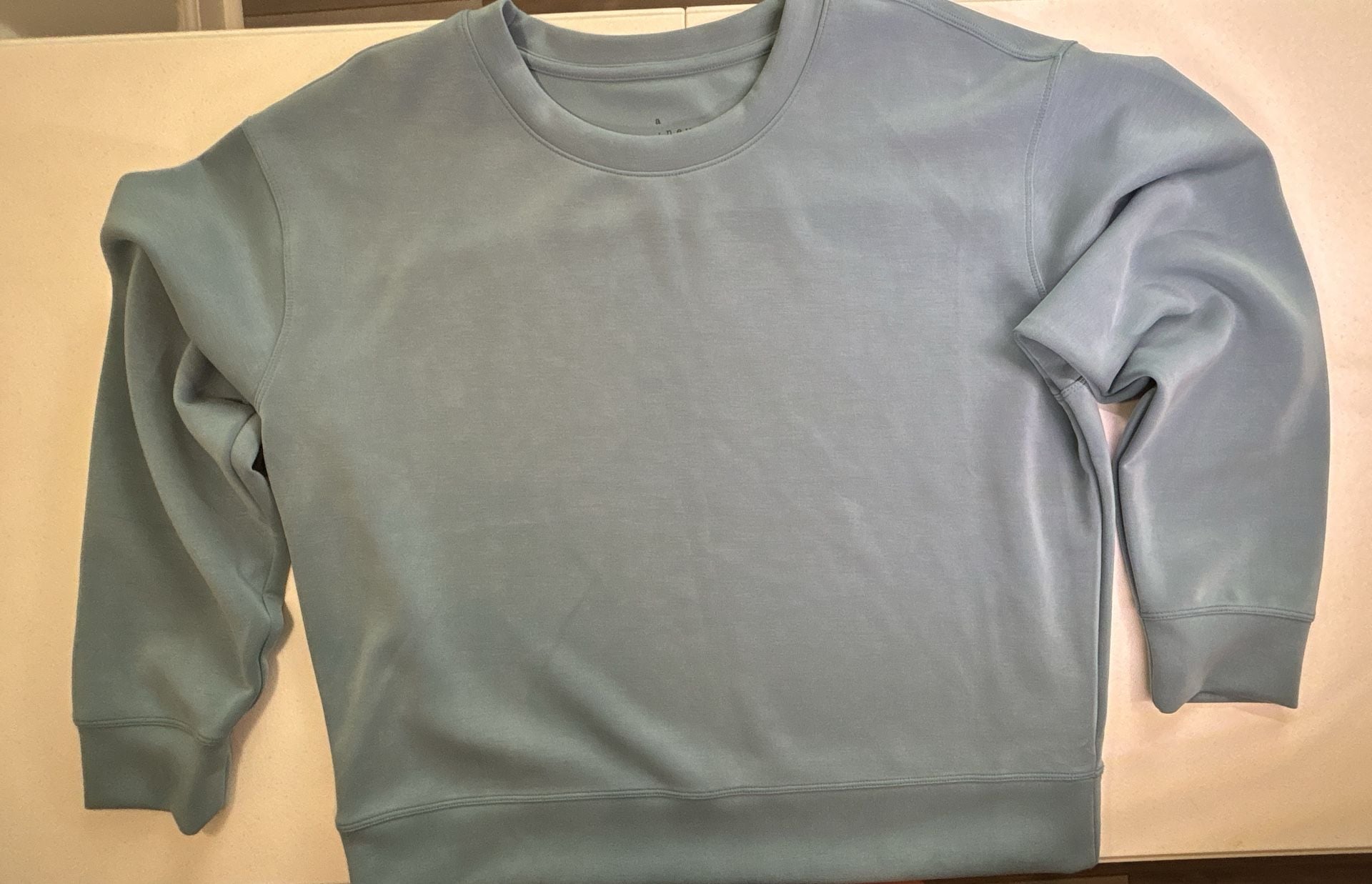 A New Day Sweatshirt Blue Crewneck Pullover 8
