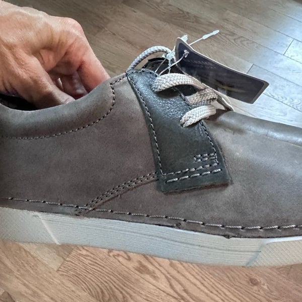 Clarks Gereld Low Casual Shoes Brown Leather Extreme Comfort