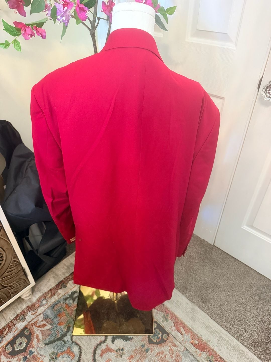 Nupemall Kappa Alpha Psi Fraternity Blazer Size 52R Crimson Wool Blend 8