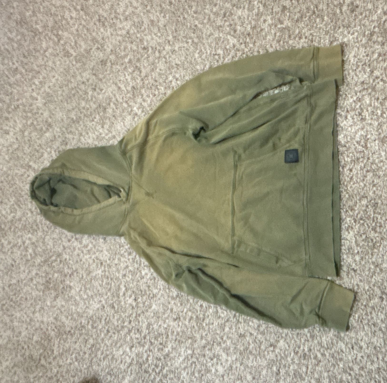 American Eagle Hoodie Size M Olive Green Pullover Sweatshirt 2