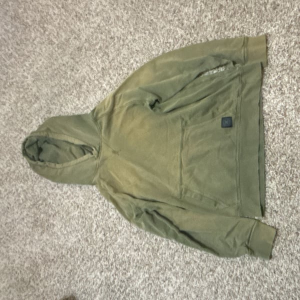 American Eagle Hoodie Size M Olive Green Pullover Sweatshirt