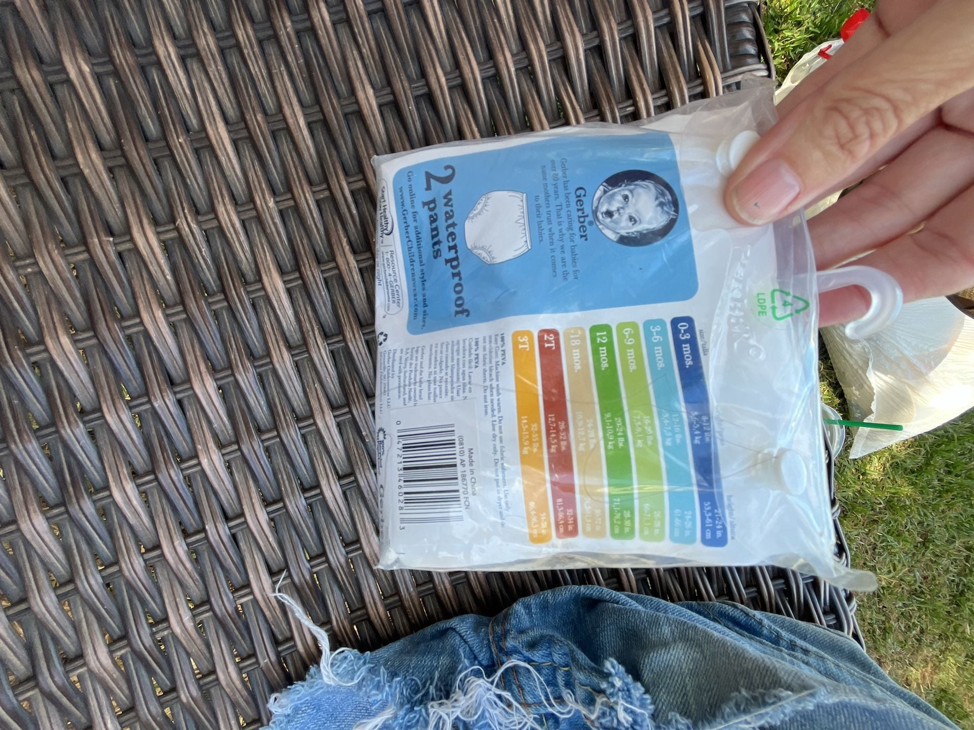 Gerber Waterproof Pants Size 3T 2 Pack 3